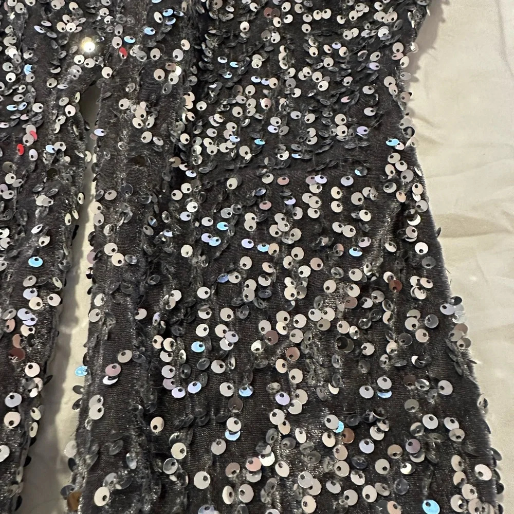 Steve Madden “Vivee” Sequin Thigh High Boots - Picture 3 of 4